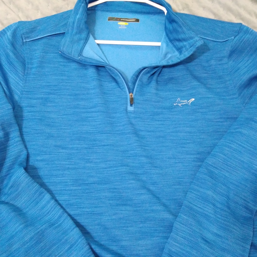 Greg Norman Collection Vibrant Blue Pullover